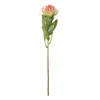 Kunstbloem speldenkussen - oranje - 48 cm