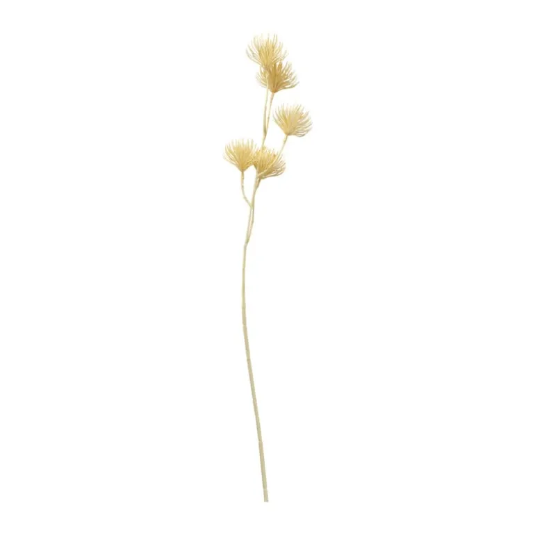 Kunsttak bollen - beige - 70 cm