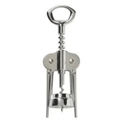 Kurkentrekker London - zilverkleurig - 19.5 cm