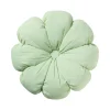 Kussen bloem - groen - ø42 cm