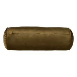 Kussen bolster - groen - ø17x45 cm