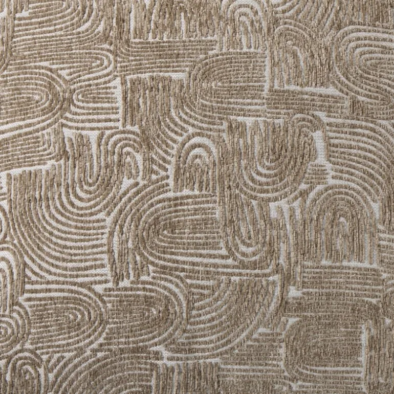 Kussen chenille jacquard - beige - 45x45 cm