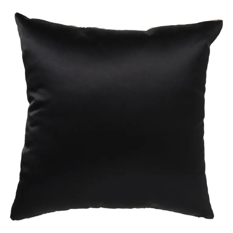 Kussen jacquard - beige - 45x45 cm