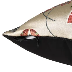 Kussen jacquard - beige - 45x45 cm