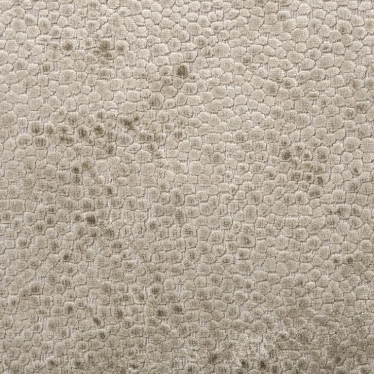 Kussen jacquard geschubt - bruin - 45x45 cm