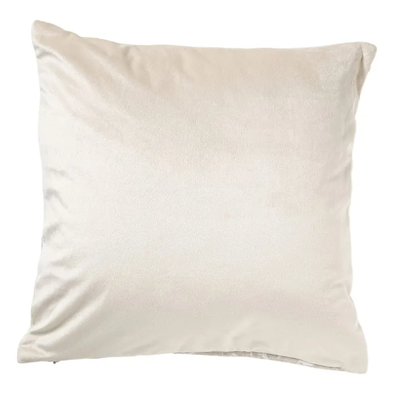 Kussen jacquard zigzag - beige - 45x45 cm