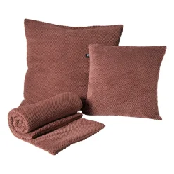 Kussen met blokjes - roze - 60x60 cm