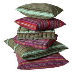 Kussen mexican groot - rood - 60x60 cm
