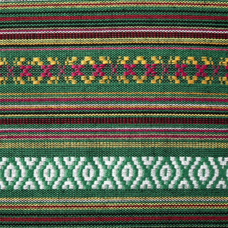 Kussen mexican klein - groen - 45x45 cm