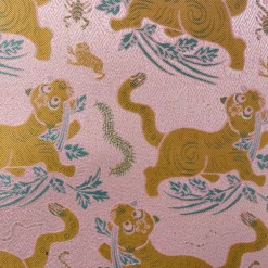 Kussen tijger - roze - 45x45 cm
