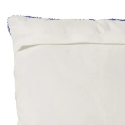 Kussen tufted - blauw - 45x45 cm