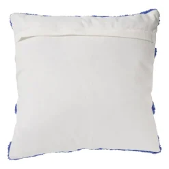 Kussen tufted - blauw - 45x45 cm