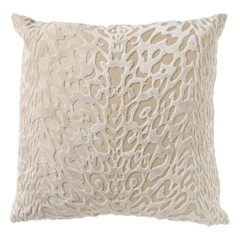 Kussen velvet animal - beige - 45x45 cm