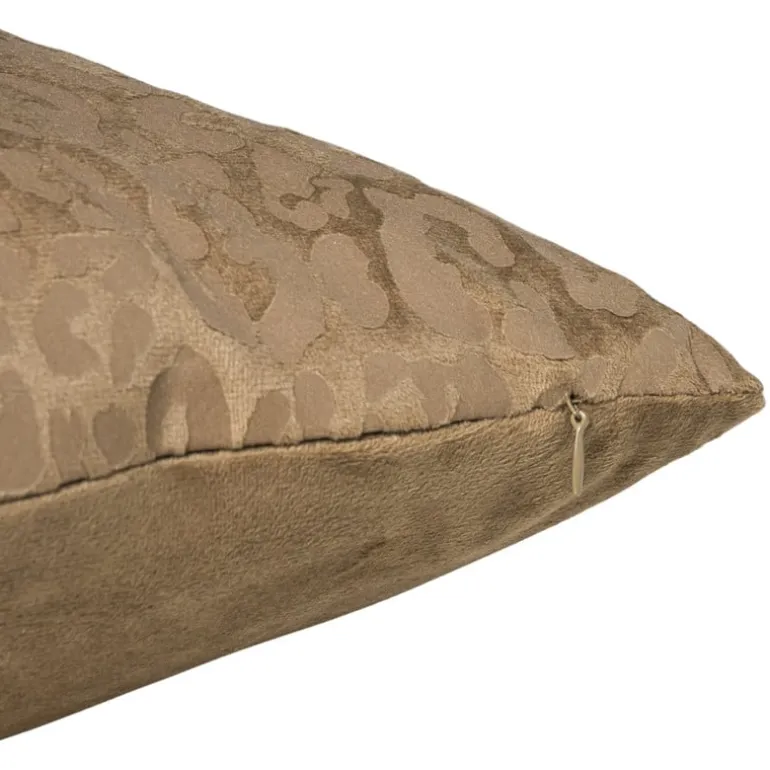 Kussen velvet animal - bruin - 45x45 cm