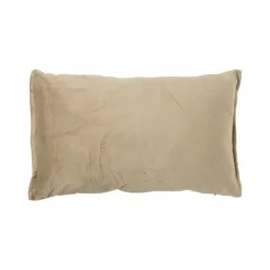 Kussen velvet - bruin - 30x50 cm