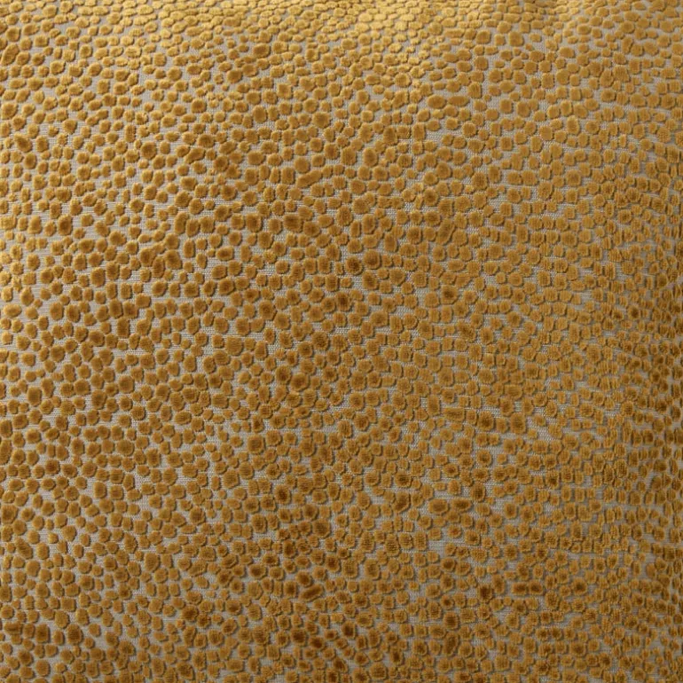 Kussen velvet schubben - bruin - 45x45 cm