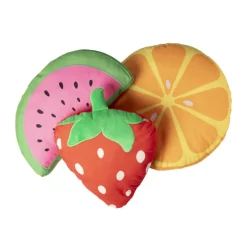 Kussen watermeloen - roze/groen -37x20 cm