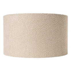 Lampenkap bouclé - beige - ø45x26 cm