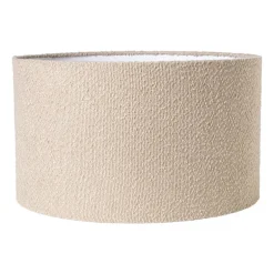 Lampenkap bouclé - beige - ø45x26 cm