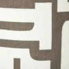 Lampenkap japandi klein - bruin/wit - ø21x15.5 cm
