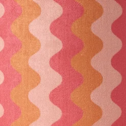 Lampenkap retro - roze - ø24.5x17 cm