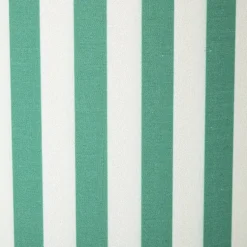 Lampenkap streep - groen/wit - ø24.5x17.5 cm