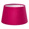 Lampenkap taps klein - roze - ø23x14 cm