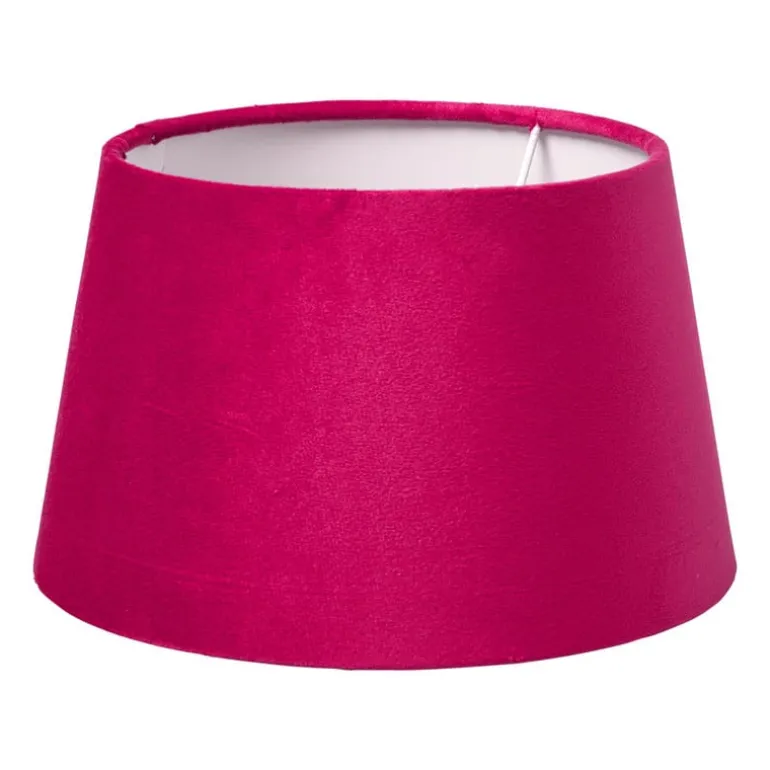 Lampenkap taps klein - roze - ø23x14 cm