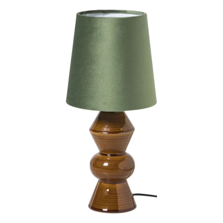 Lampenkap taps mini - groen - ø17x13 cm