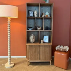 Lampvoet bollen - beige - ø24x135 cm