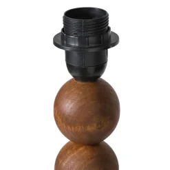 Lampvoet bollen hoog - bruin - ø25x130 cm