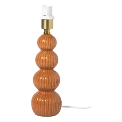 Lampvoet bollen - rood - ø8.5x30 cm