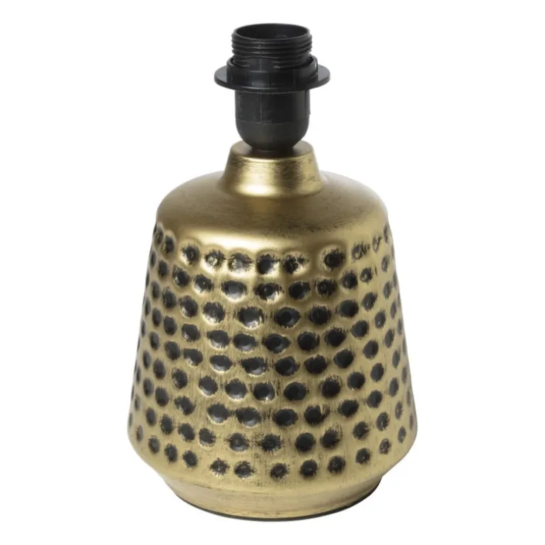Lampvoet - gehamerd goud - ø15x24 cm
