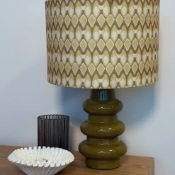 Lampvoet lagen - groen - ø11.2x18 cm