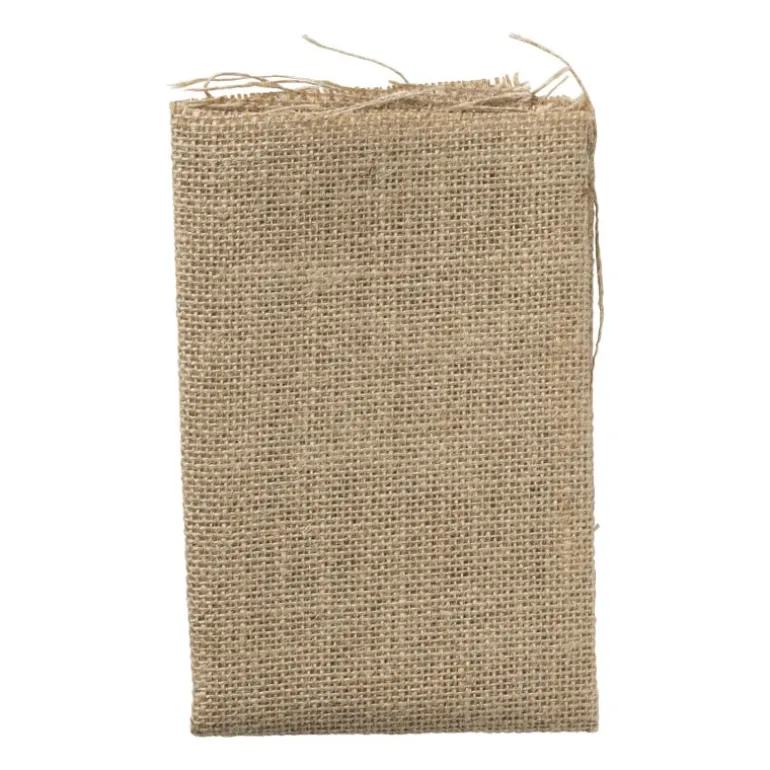 Lapjesstof jute - bruin - 50x40 cm