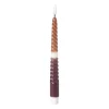LED dinerkaars dipdye - geel/wit - ø3x24.5 cm
