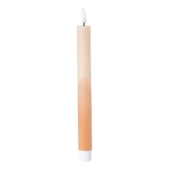 LED dinerkaars duo - bruin/beige - ø2.2x24.5 cm