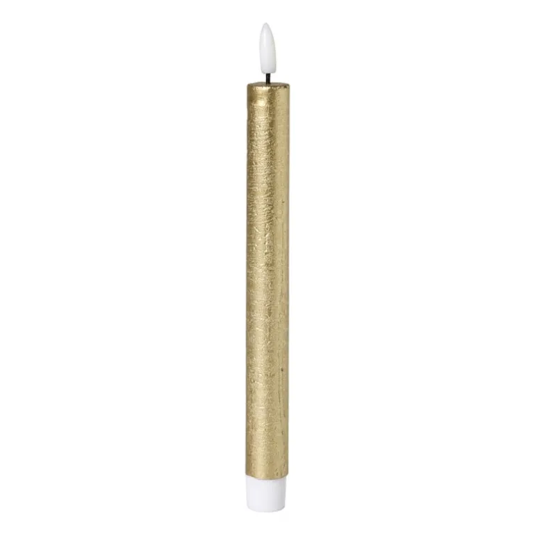 LED dinerkaars - goudkleurig - ø2.2x24.5 cm