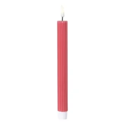 LED dinerkaars rib - roze - ø2.2x24.5 cm