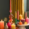 LED dinerkaars twist - oranje - ø2.5x24.5 cm