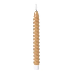 LED dinerkaars twist smal - bruin - ø2.5x24.5 cm