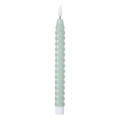 LED dinerkaars twist smal - groen - ø2.5x24.5 cm