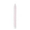 LED dinerkaars twist smal - paars - ø2.5x24.5 cm