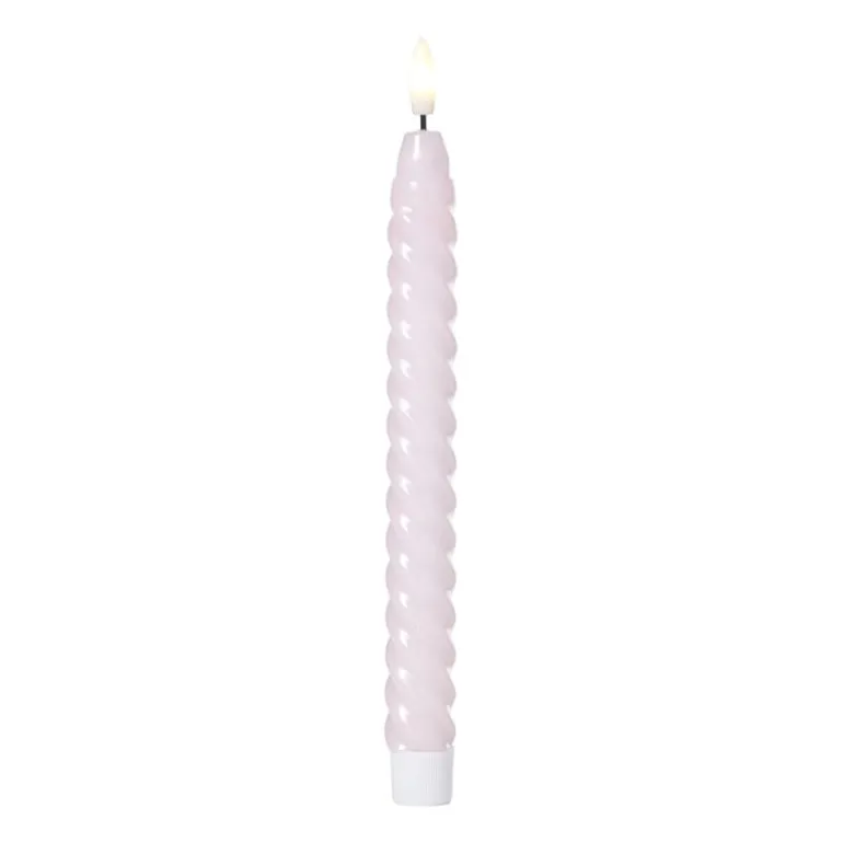 LED dinerkaars twist smal - paars - ø2.5x24.5 cm
