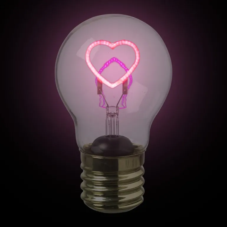 Ledlamp hartje - 7x7x12 cm