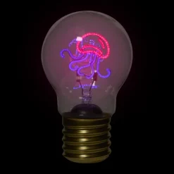 Ledlampje kwal - paars - ø7x12 cm