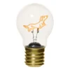 Ledlampje teckel - bruin - ø7x12 cm