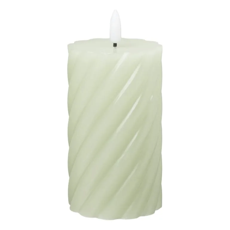 LED stompkaars groot twist - groen - ø7x12 cm