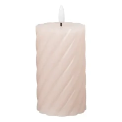 LED stompkaars groot twist - roze - ø7x12 cm