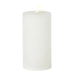 LED stompkaars groot - wit - ø7x13 cm